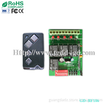 433MHz Receiver and Transmitter, Wireless Fixed Code Remote Controller for Gate/Door Opener (GD-RF106)